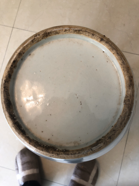 古玩陶瓷清代晚期到民國早期墨彩牡丹詩文冬瓜蓋罐拍賣，當(dāng)前價格8600元