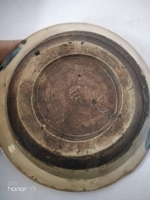 古玩陶瓷青花盤拍賣，當(dāng)前價(jià)格9800元