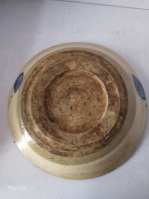 古玩陶瓷青花盤拍賣，當(dāng)前價(jià)格9800元