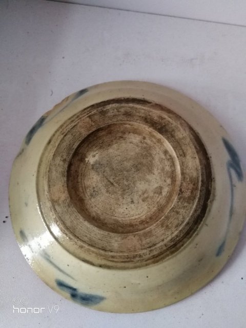 古玩陶瓷青花盤拍賣，當(dāng)前價(jià)格9800元