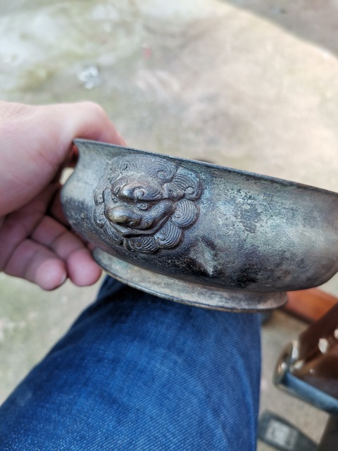 古玩銅器香爐拍賣，當(dāng)前價(jià)格8800元