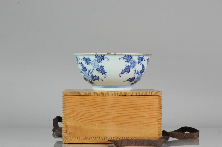 古玩陶瓷三多青花碗拍賣，當前價格13600元