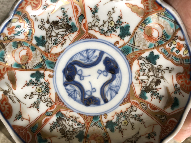 古玩陶瓷青花加彩盤拍賣，當前價格3200元