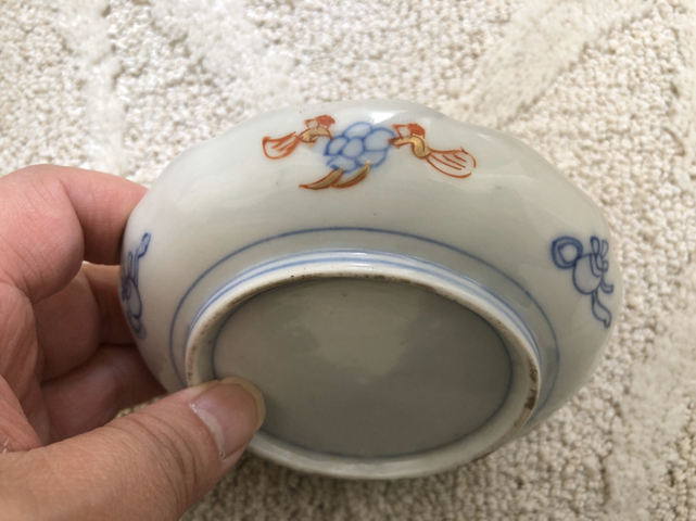 古玩陶瓷青花加彩盤拍賣，當前價格3200元