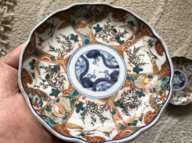 古玩陶瓷青花加彩盤拍賣，當前價格3200元