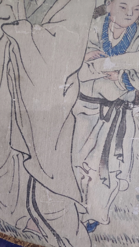 古玩字畫何翀人物拍賣，當前價格5500元