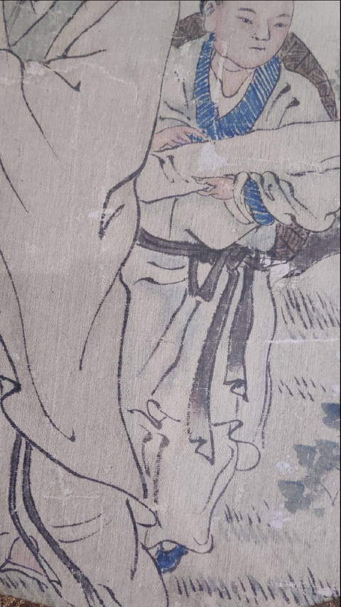 古玩字畫何翀人物拍賣，當前價格5500元