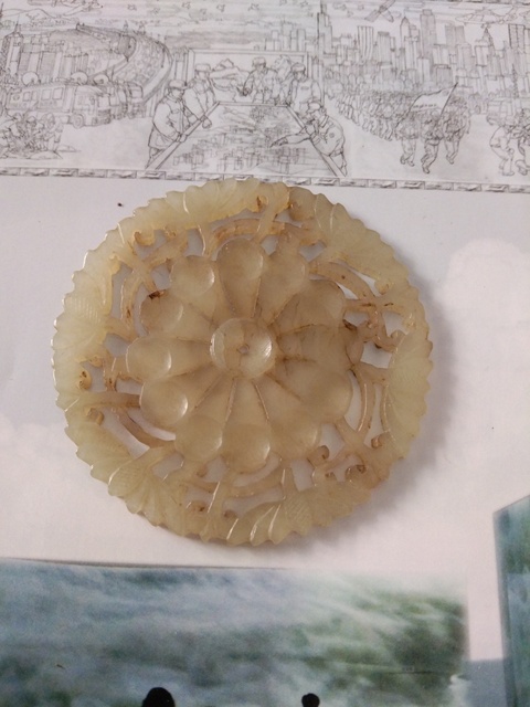 古玩玉器玉花片拍賣(mài)，當(dāng)前價(jià)格2600元