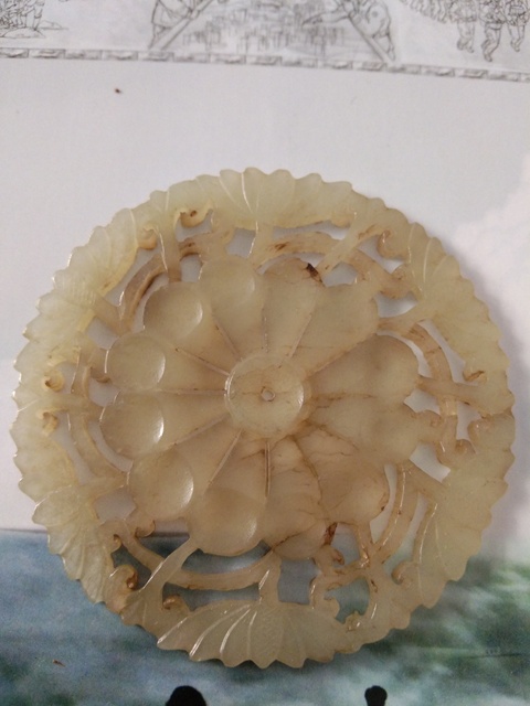 古玩玉器玉花片拍賣(mài)，當(dāng)前價(jià)格2600元