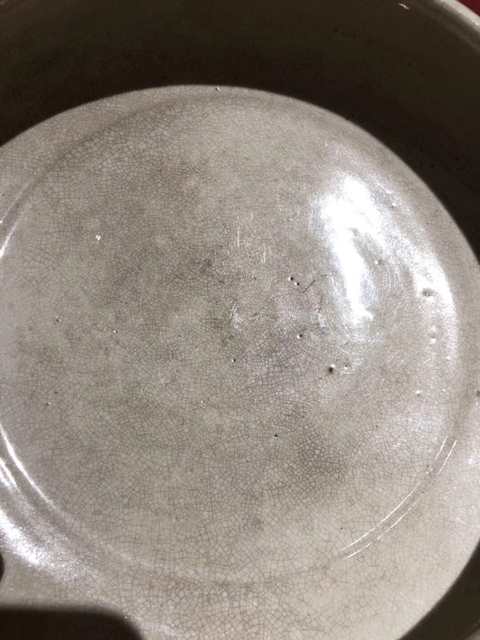 古玩陶瓷紅釉洗拍賣，當前價格5400元