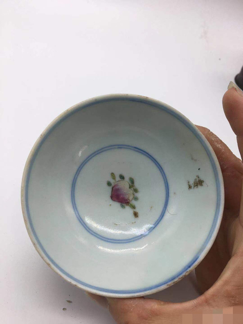 古玩陶瓷青花加彩碗拍賣，當前價格8800元