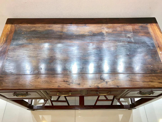 古玩雜項民國時期帶泥托書桌拍賣，當(dāng)前價格12500元