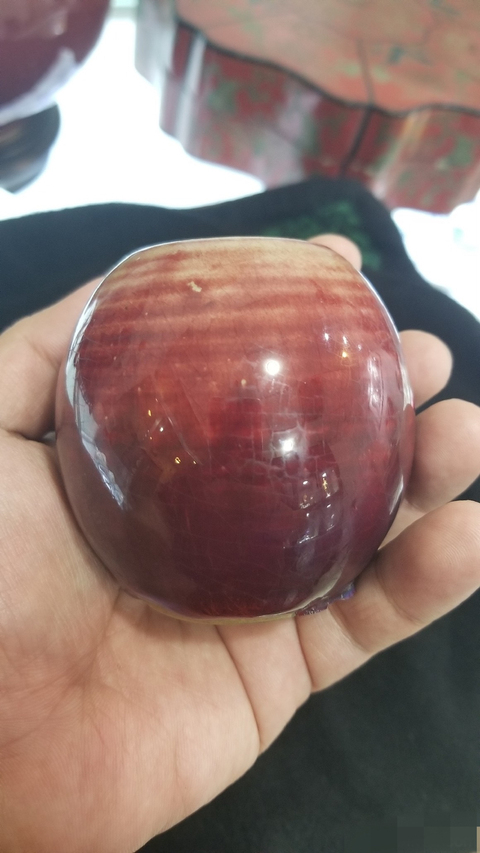 古玩陶瓷紅釉水呈拍賣，當前價格11300元