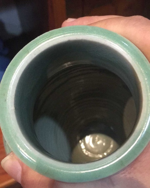 古玩陶瓷龍泉窯瓶拍賣，當前價格12400元