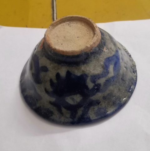 古玩陶瓷青花杯拍賣，當前價格2500元