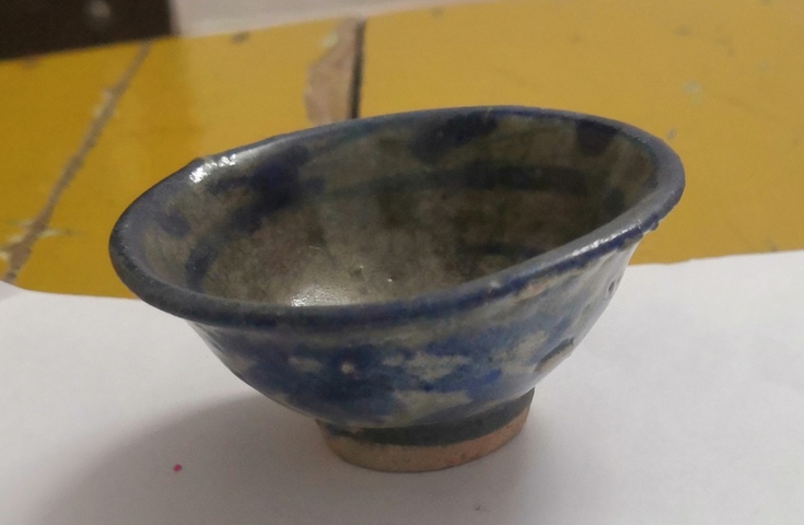 古玩陶瓷青花杯拍賣，當前價格2500元