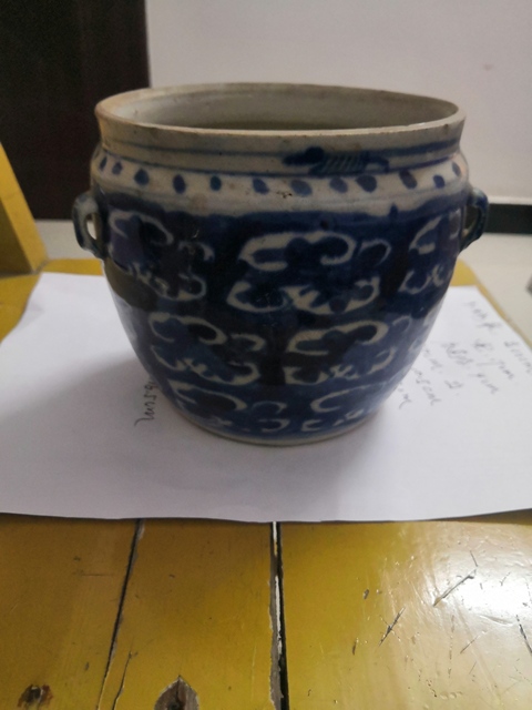 古玩陶瓷青花粥罐拍賣，當前價格8800元