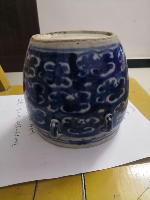 古玩陶瓷青花粥罐拍賣，當前價格8800元