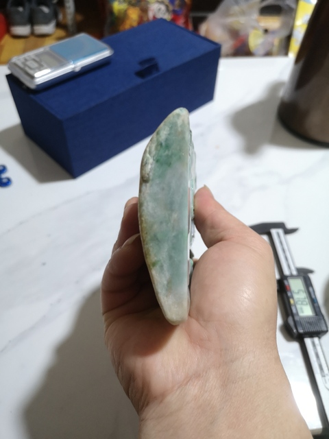 古玩玉器翡翠觀音拍賣，當前價格16000元