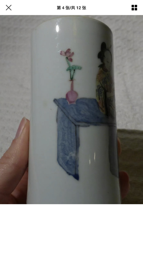 古玩陶瓷筆筒拍賣，當前價格8800元