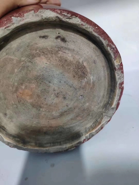 古玩陶瓷霽紅冬瓜罐拍賣，當前價格2600元