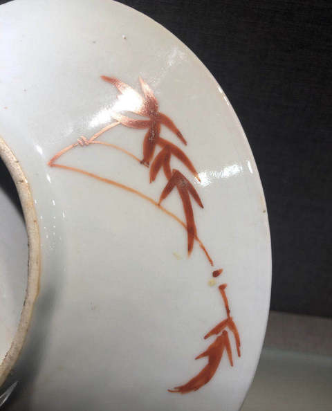 古玩陶瓷粉彩盤拍賣，當前價格6600元