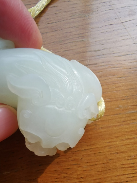 古玩玉器手把件,雙獅,母子情深拍賣,當前價格1800元