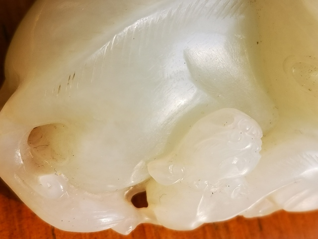 古玩玉器手把件,雙獅,母子情深拍賣,當前價格1800元