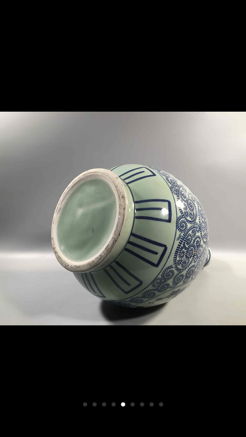 古玩陶瓷青花瓶拍賣，當前價格8600元