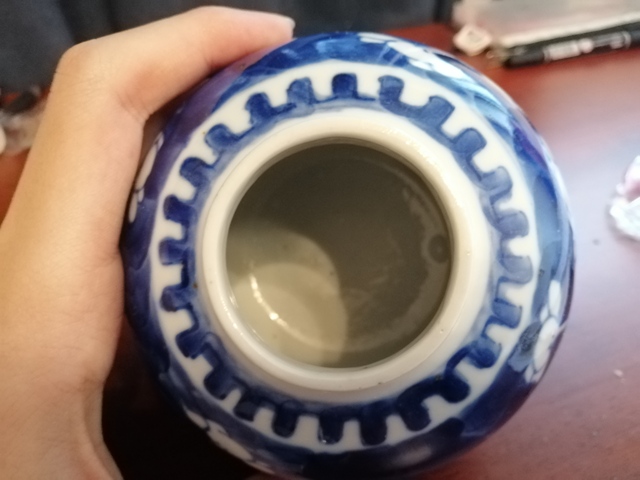 古玩陶瓷梅紋罐拍賣,當前價格1999元