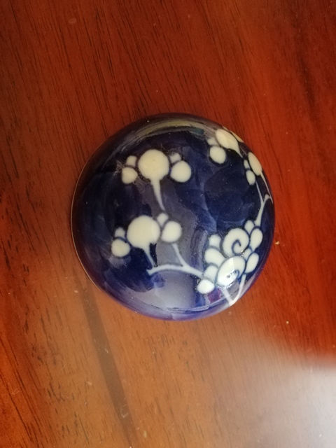 古玩陶瓷梅紋罐拍賣,當前價格1999元