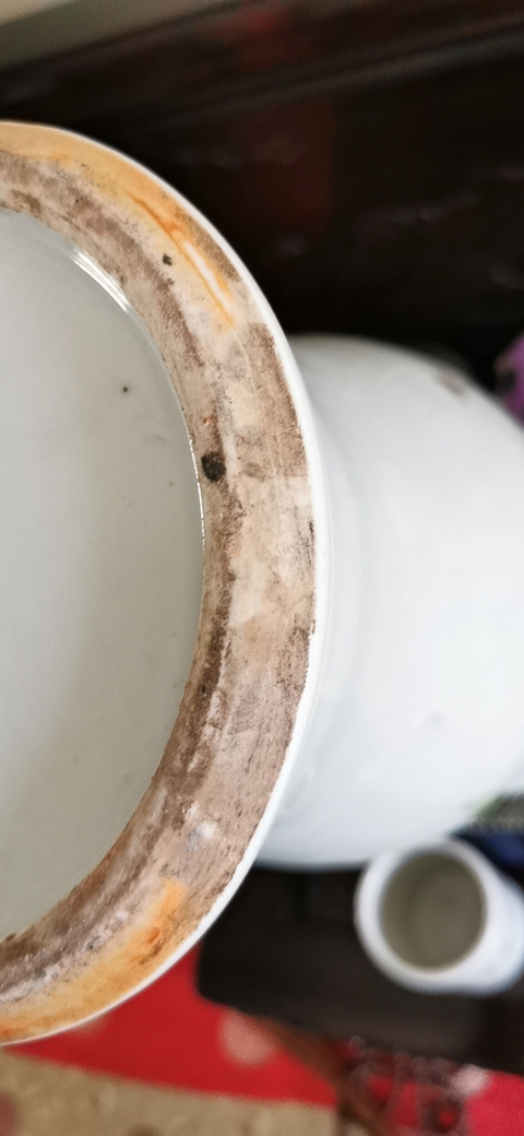 古玩陶瓷花鳥紋花觚拍賣，當(dāng)前價格11500元