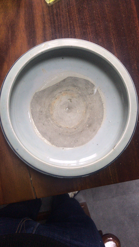 古玩陶瓷明末青花花卉紋三獸足爐拍賣，當前價格11800元