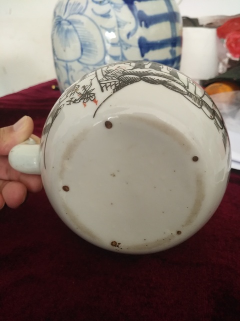 古玩陶瓷民國(guó)墨彩壺拍賣(mài)，當(dāng)前價(jià)格12345678元