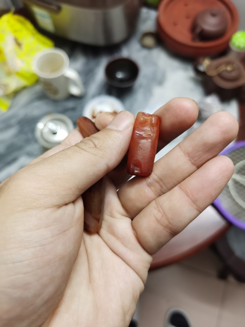 古玩玉器西亞瑪瑙珠拍賣，當前價格5800元