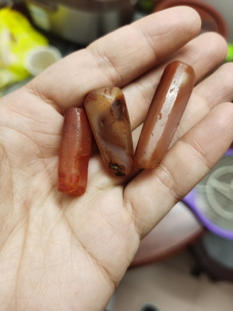 古玩玉器西亞瑪瑙珠拍賣，當前價格5800元