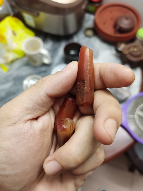 古玩玉器西亞瑪瑙珠拍賣，當前價格5800元