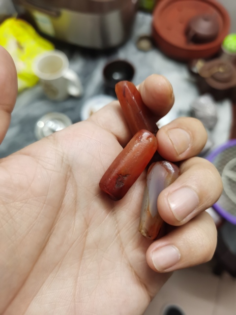 古玩玉器西亞瑪瑙珠拍賣，當前價格5800元