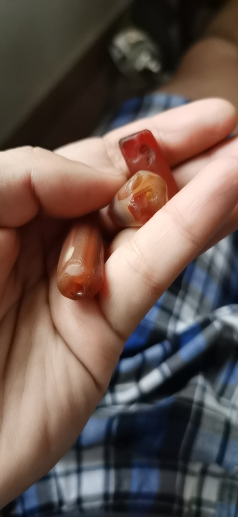 古玩玉器西亞瑪瑙珠拍賣，當前價格5800元