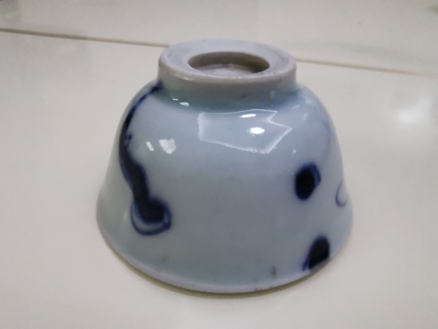 古玩陶瓷青花過墻龍杯拍賣，當前價格6700元