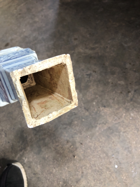 古玩陶瓷青花燈臺拍賣，當前價格9980元