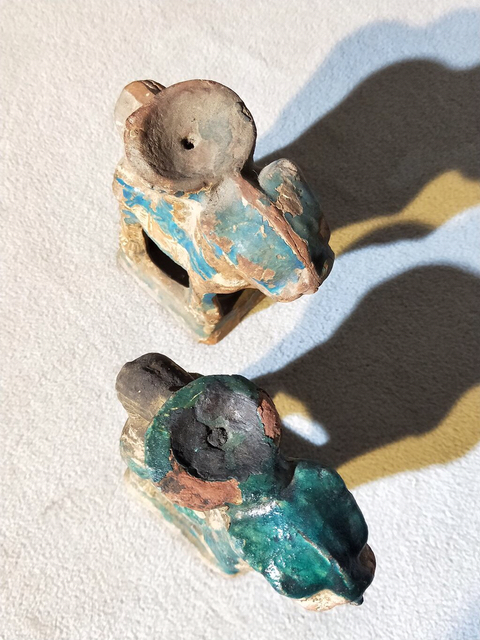 古玩陶瓷法華燭臺拍賣，當前價格8950元