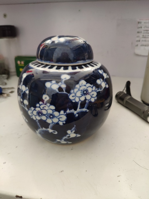 古玩陶瓷青花罐拍賣，當前價格8850元