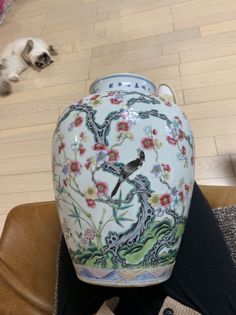 古玩陶瓷五彩罐拍賣，當前價格6380元