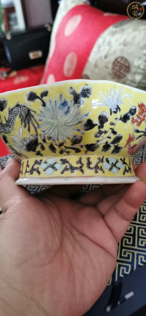 古玩陶瓷粉彩供碗拍賣，當前價格5600元