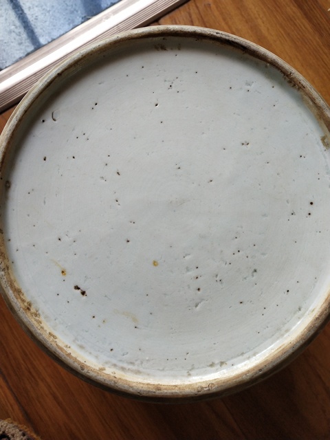 古玩陶瓷清中期風格青花花卉紋罐拍賣，當前價格7000元