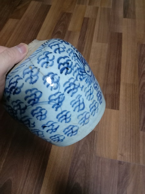 古玩陶瓷青花罐拍賣，當前價格13800元