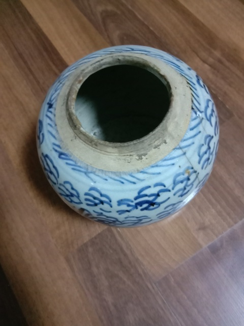 古玩陶瓷青花罐拍賣，當前價格13800元