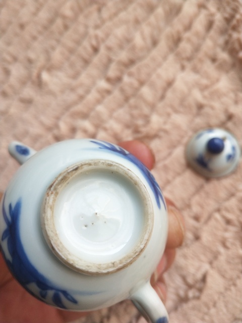 古玩陶瓷青花花卉紋執壺拍賣,當前價格2000元