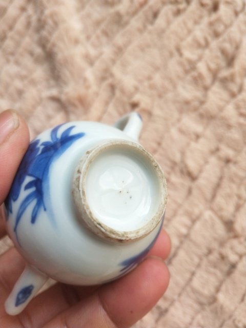 古玩陶瓷青花花卉紋執壺拍賣,當前價格2000元